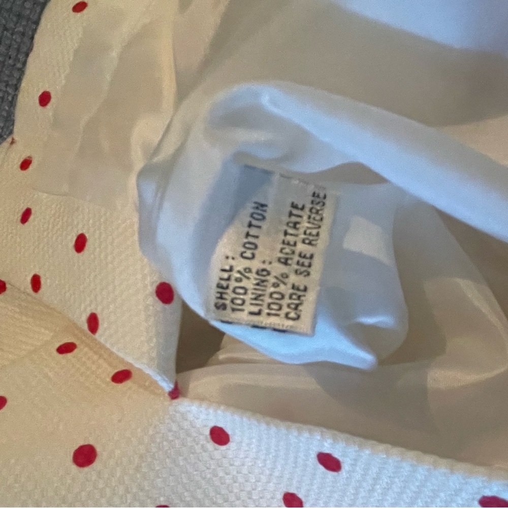 Carmen Marc Valvo Polka Dot Sleeveless / spaghetti strapped Dresses - Picture 6 of 7